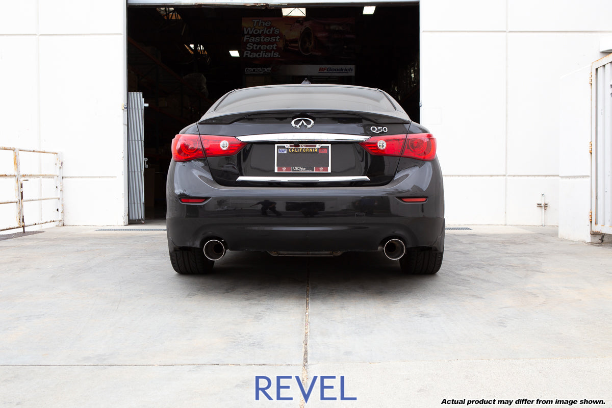 Revel Medallion Touring-S Exhaust System for 2016 Infiniti Q50 2.0t RWD/3.0t RWD/Red Sport 400 AWD/RWD & 2014 -2015 Infiniti Q50 AWD/RWD/Hybrid RWD/ Q50S AWD/RWD