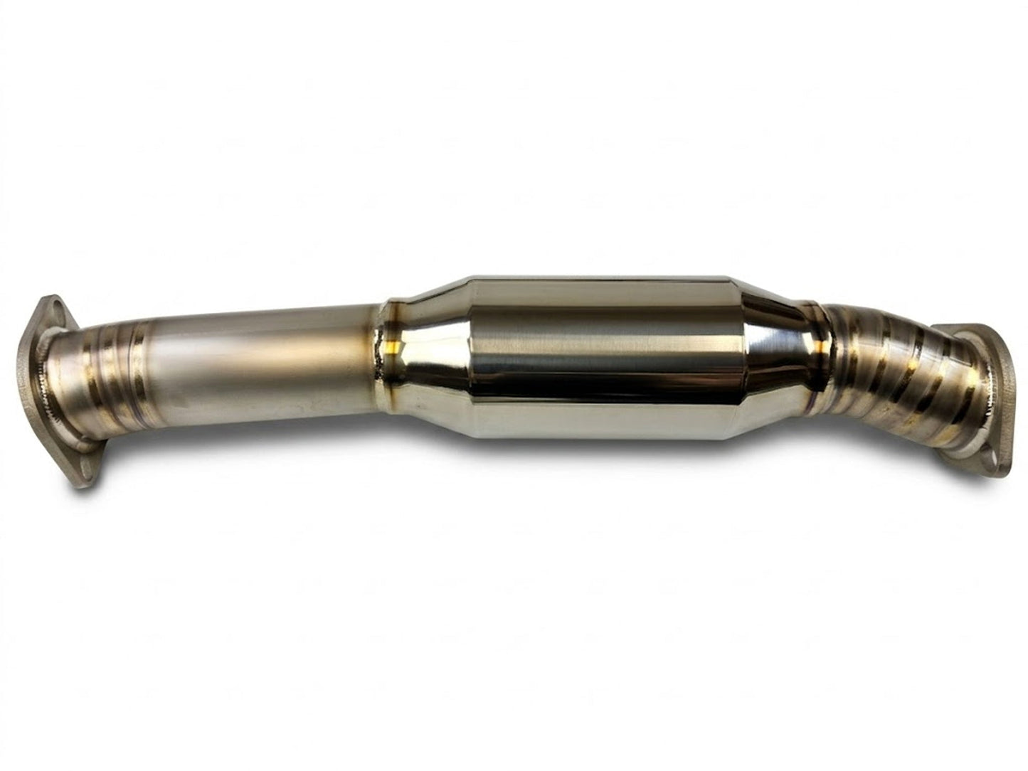 09-21 Nissan 370Z Z34 Full Titanium Burnt Tip Single Exit Muffler 4.5" Y-Back Exhaust System