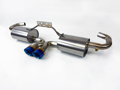 97-04 Porsche Boxster 986 V2 Titanium Catback Exhaust System w/ C Pipes BURNT TIP