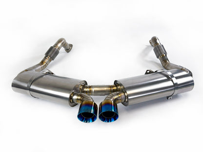 05-08 Porsche 987.1 Boxster/Cayman V2 Titanium Catback Exhaust Burnt Tip