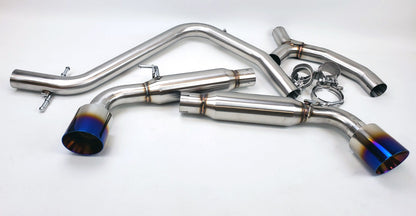 10-14 Volkswagen Golf GTi MK6 MKVI 2.0T Catback Exhaust Burnt Tip