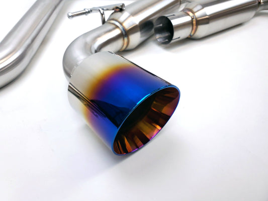 10-14 Volkswagen Golf GTi MK6 MKVI 2.0T CCTA Turboback Exhaust Burnt Tip