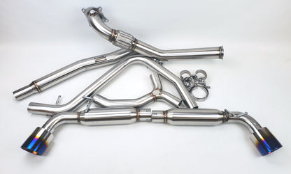 10-14 Volkswagen Golf GTi MK6 MKVI 2.0T CCTA Turboback Exhaust Burnt Tip