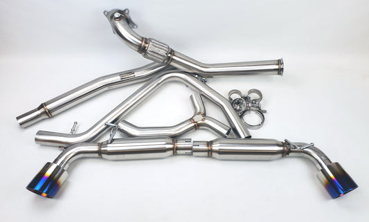 10-14 Volkswagen Golf GTi MK6 MKVI 2.0T CCTA Turboback Exhaust Burnt Tip