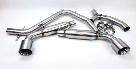 10-14 Volkswagen Golf GTi MK6 MKVI 2.0T VW Polished Catback Exhaust