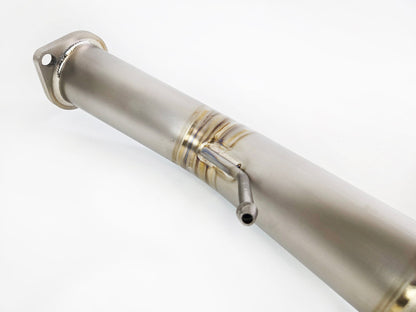 03-09 Nissan 350Z Z33 Titanium Burnt Tip Single Muffler 4" Exit Catback Exhaust System