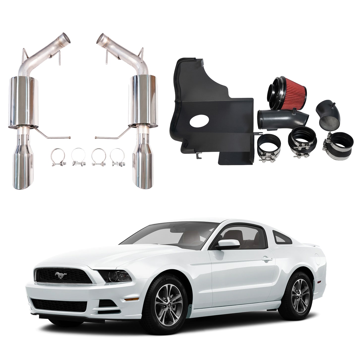 "Blazing" Stang Combo for the 2011-2014 Ford Mustang V6 3.7L