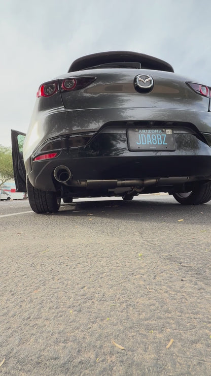2019-2026 Mazda 3 63.5mm Catback Exhaust for FWD