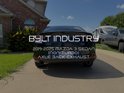 2019-2025 Mazda 3 Axle Back Exhaust