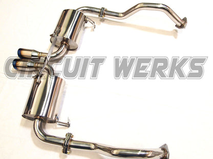 05-08 Porsche Boxster Cayman 987.1 Catback Exhaust System w/ Burnt Tips