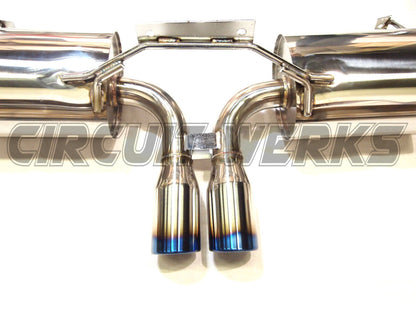 05-08 Porsche Boxster Cayman 987.1 Catback Exhaust System w/ Burnt Tips
