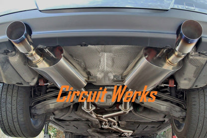 07-10 BMW 335i E90 E92 Twin Turbo N54 Full Catback Exhaust w/ BURNT TIPS