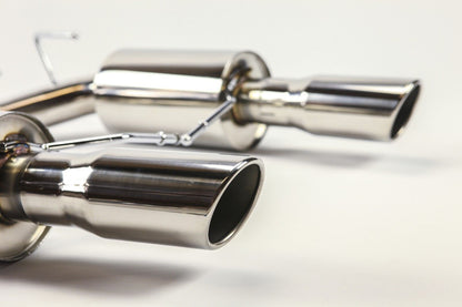 Ford Mustang V8 5.0L Axle Back Muffler Exhaust with Rolled Tips GT Stainless 11-14