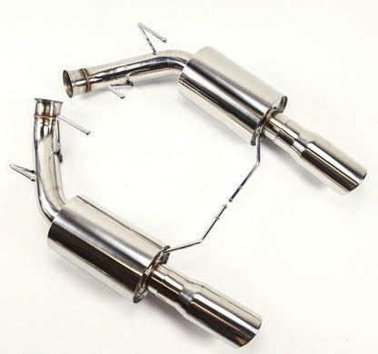 Ford Mustang V8 5.0L Axle Back Muffler Exhaust with Rolled Tips GT Stainless 11-14