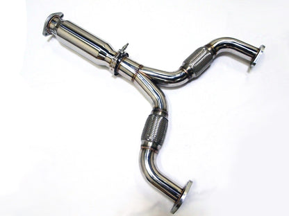 03-15 Nissan 350Z 370Z Fairlady Resonated Y Pipe Mid Pipe Exhaust