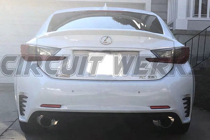 2015-2021 RC350 RC200T RC300 RWD AWD F-sport Axle-Back Exhaust System Muffler w/ Tips