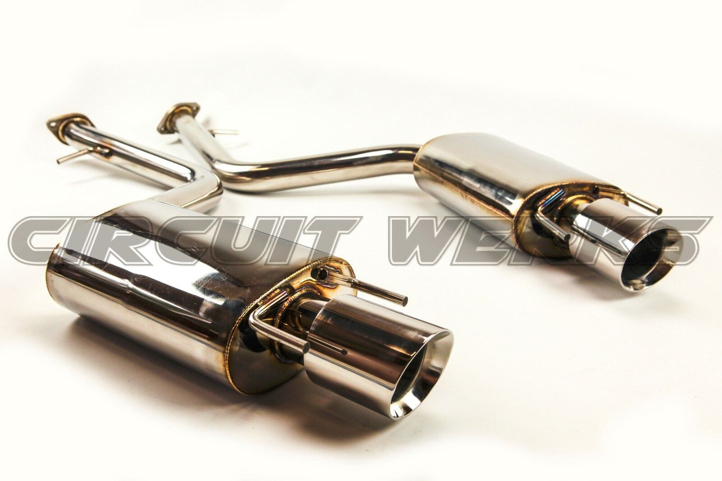 2014-2021 IS IS250 IS350 IS200T RWD AWD Rear Axle-Back Exhaust System Muffler w/ Tips
