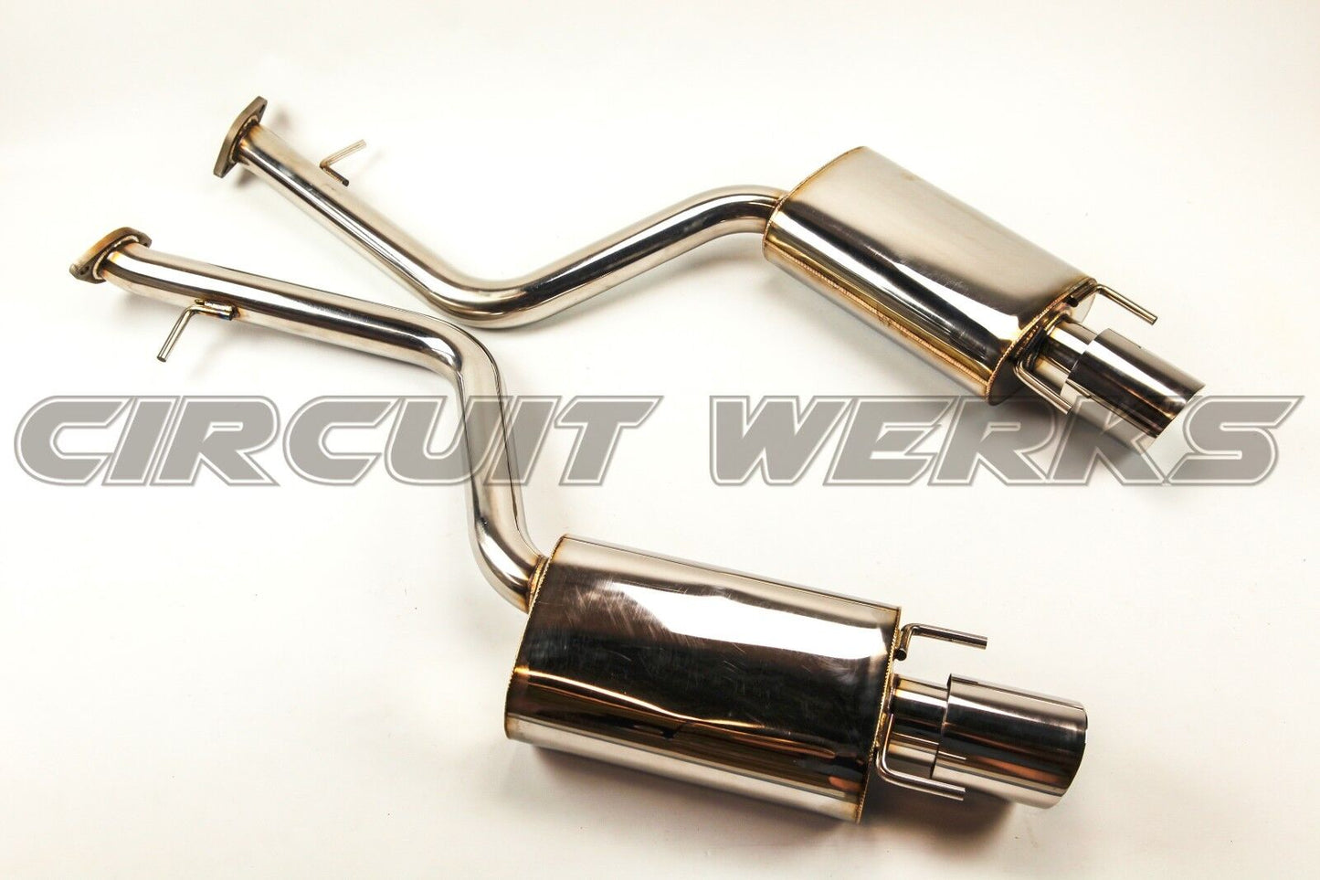 2014-2021 IS IS250 IS350 IS200T RWD AWD Rear Axle-Back Exhaust System Muffler w/ Tips
