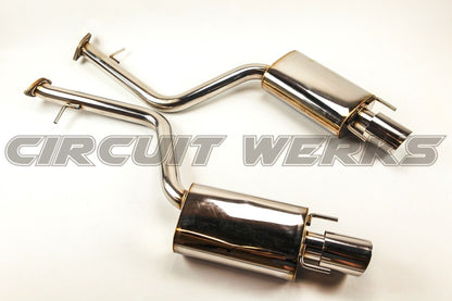 2015-2021 RC350 RC200T RC300 RWD AWD F-sport Axle-Back Exhaust System Muffler w/ Tips