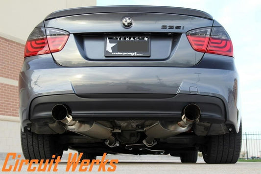 07-10 BMW 335xi AWD E90 E92 Twin Turbo N54 Coupe Sedan Polished Full Catback Exhaust