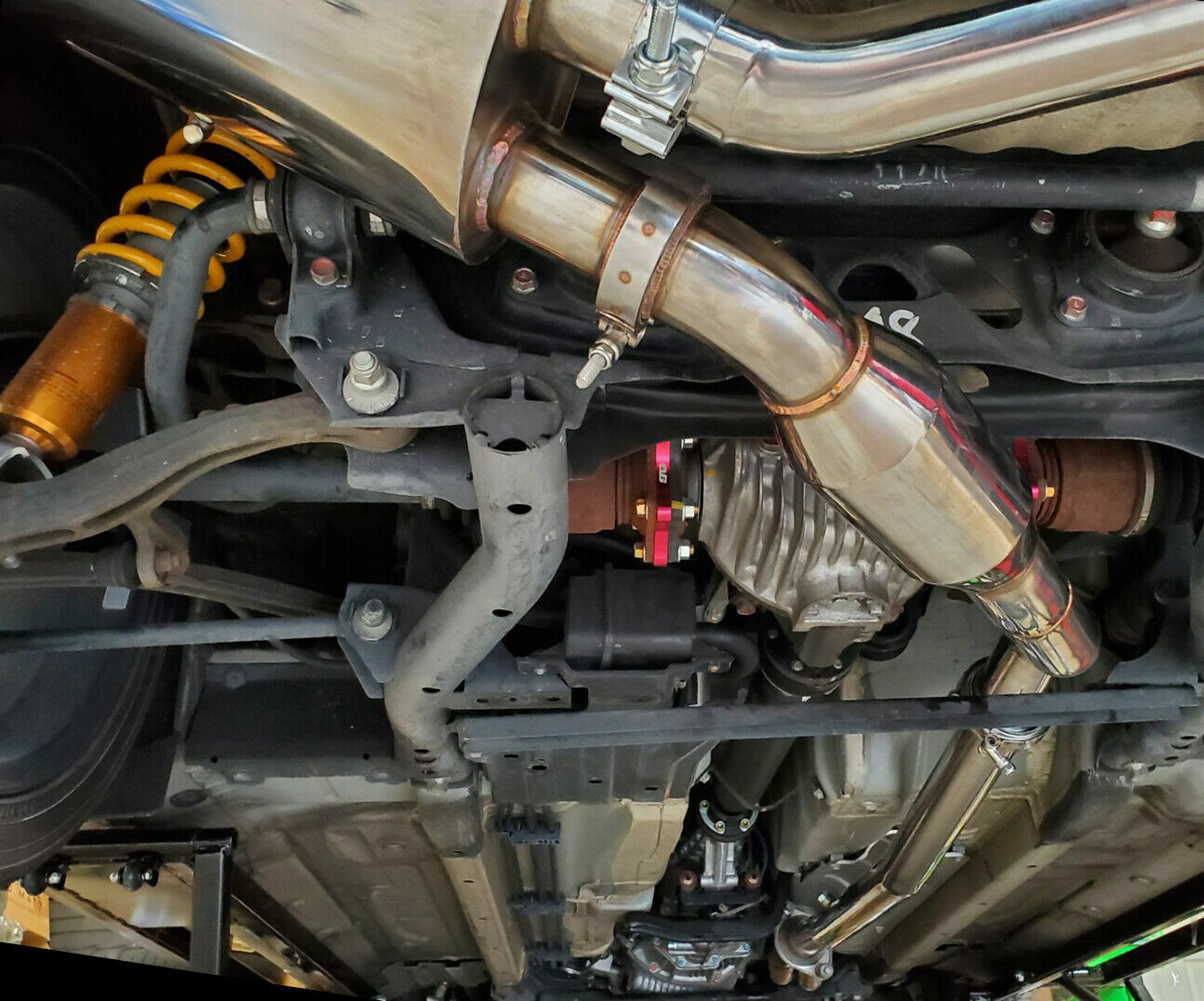 S2000 Honda 00-09 AP1 AP2 CR Exhaust Single Muffler Catback Dual Tip