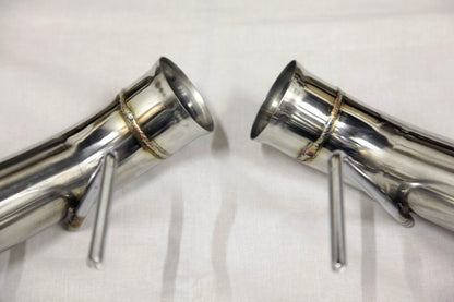 Trident Ford Mustang 2011-2014  V6 3.7L Axle Back Muffler Exhaust Thick Wall Tips