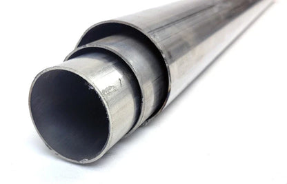 2.25" / 2.5" / 3" Raw Straight Universal Stainless Steel 16 Gauge 39" Custom Piping