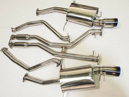 07-13 BMW 335i E90 E92 Twin Turbo N54/N55 Full Catback Exhaust THICK WALL BURNT TIPS