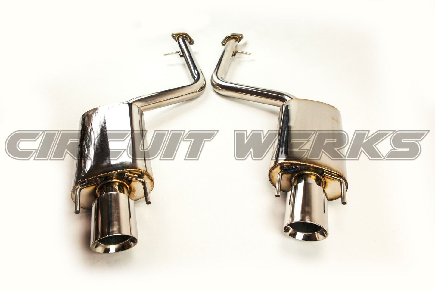 2014-2021 IS IS250 IS350 IS200T RWD AWD Rear Axle-Back Exhaust System Muffler w/ Tips