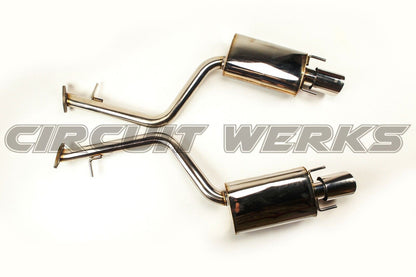 2014-2021 IS IS250 IS350 IS200T RWD AWD Rear Axle-Back Exhaust System Muffler w/ Tips