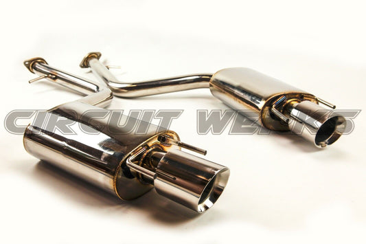 2015-2024 Lexus RC350 RC200T RC300 RWD AWD F-sport Mufflered Axle-Back Exhaust System