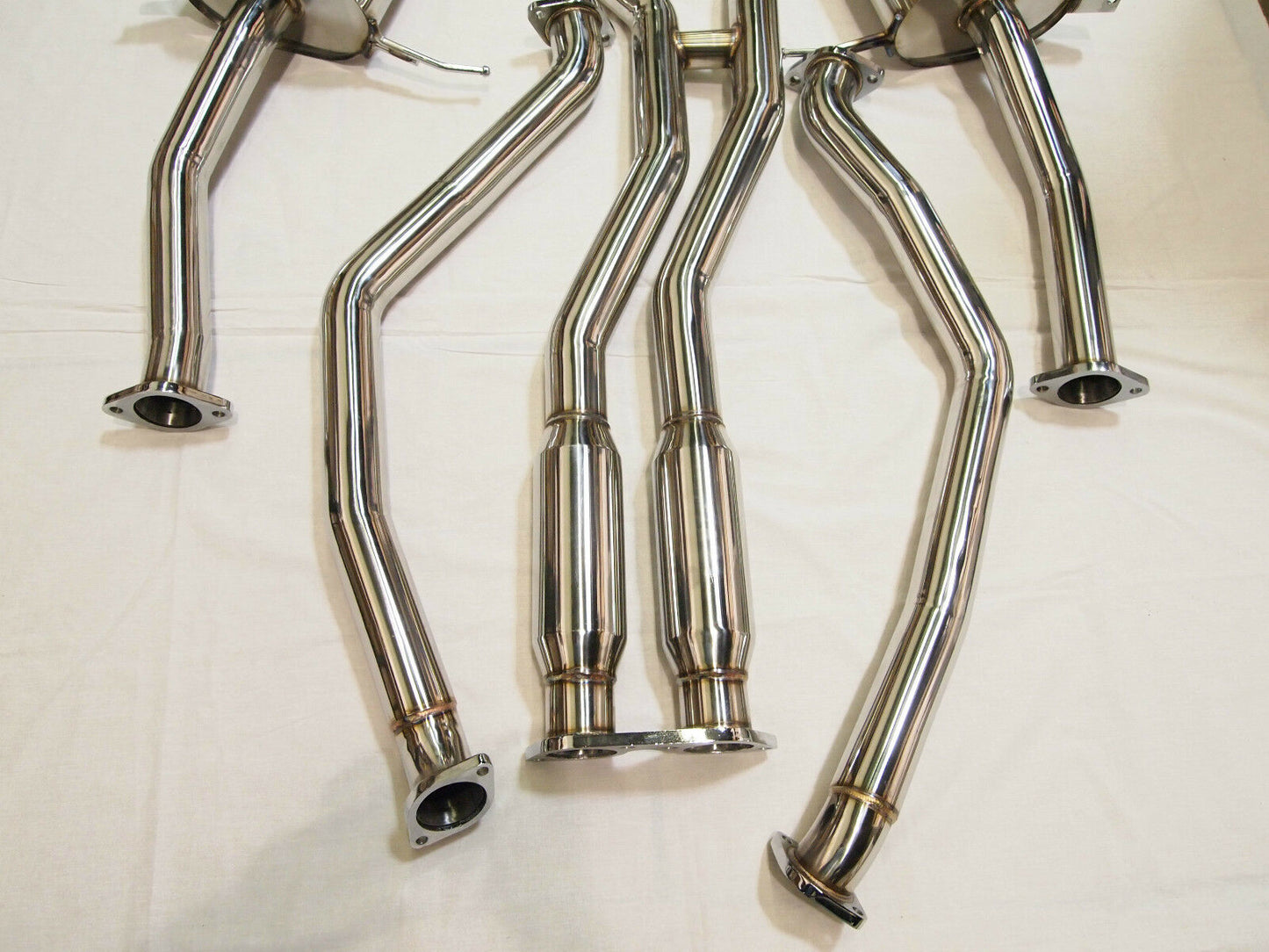07-13 BMW 335i E90 E92 Twin Turbo N54/N55 Full Catback Exhaust THICK WALL BURNT TIPS