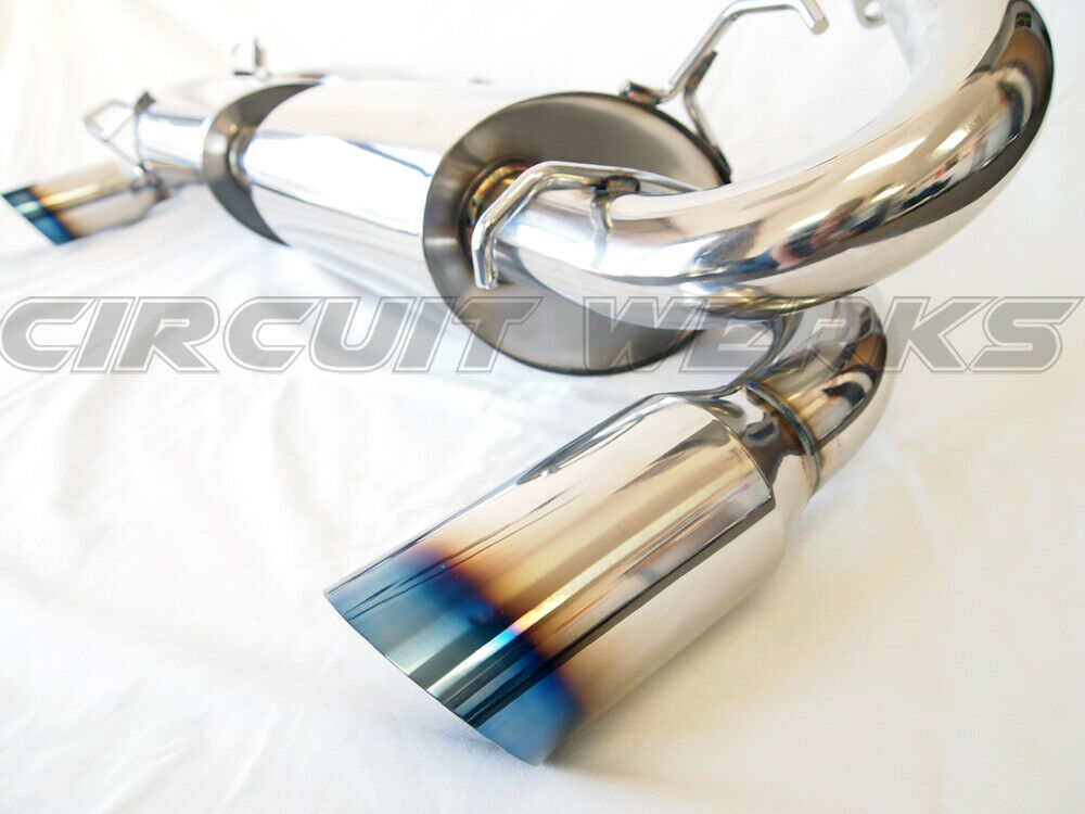 1991-2005 Acura NSX Catback Exhaust System Xpipe Twin Muffler *Burnt Tips*